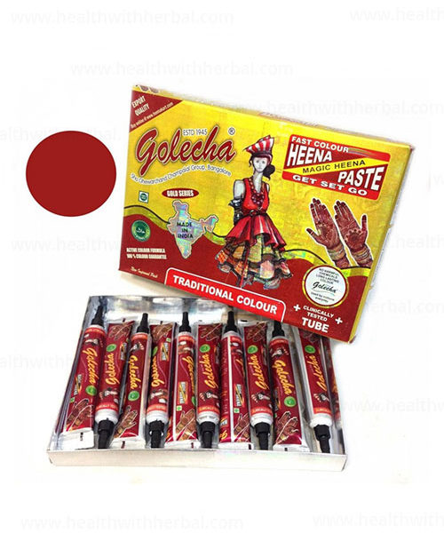 buy Golecha Red Color Heena Tube in Delhi,India