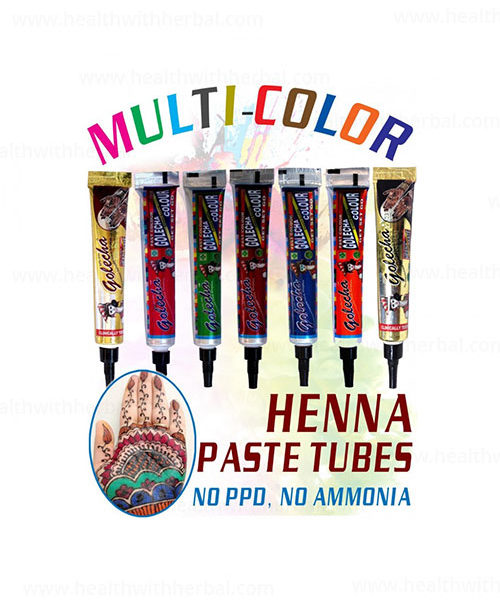 buy Golecha Multi Color Heena Tube in Delhi,India