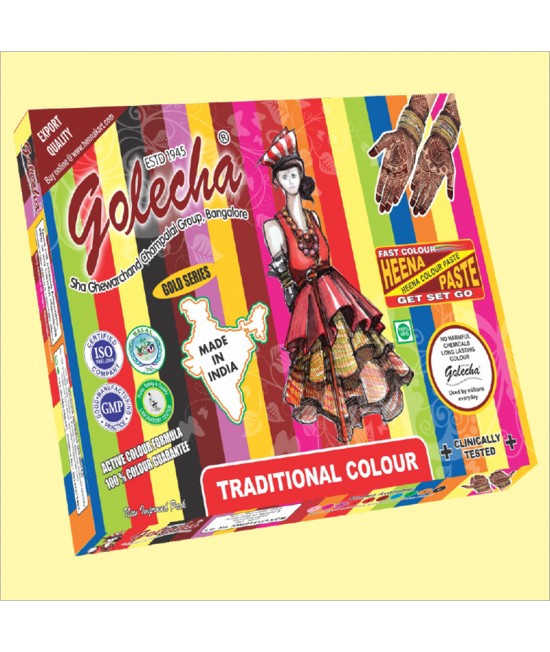 buy Golecha Multi Color Henna Tube in Delhi,India