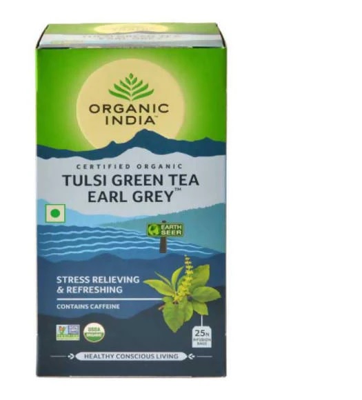 buy Organic India Tulsi Green Earl Grey in Delhi,India