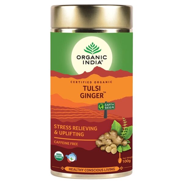 buy Organic India Tulsi Ginger Tin in Delhi,India