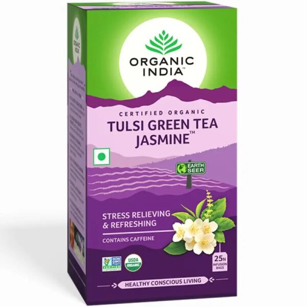 buy Organic India Tulsi Green Tea Jasmine in Delhi,India
