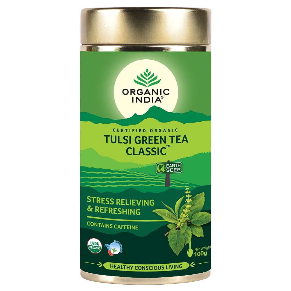 Organic India Tulsi Green Tea Classic