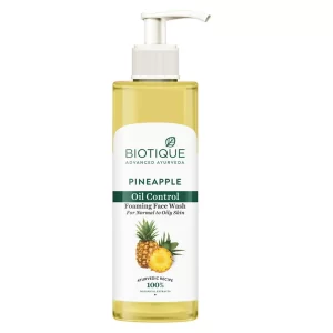 Biotique Pineapple oil control foaming face wash