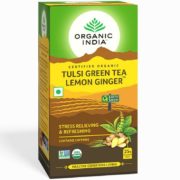buy Organic india Tulsi Green Tea Lemon Ginger in Delhi,India
