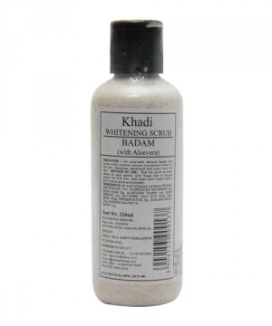 buy khadi Whitening Scrub (Badam) 210ml in Delhi,India