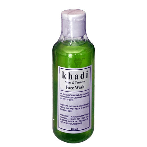 buy Khadi Neem &Turmeric Face Wash in Delhi,India