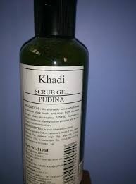 buy khadi Scrub Gel pudina 210ml in Delhi,India