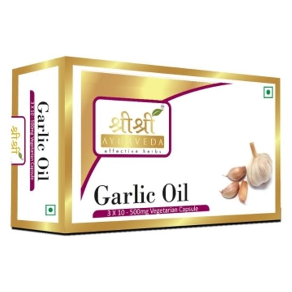 buy Sri Sri Ayurveda Garlic Oil 30 Capsules in Delhi,India