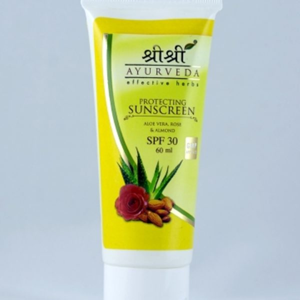 buy Sri Sri Ayurveda Protecting Sunscreen Cream 60 ml in Delhi,India
