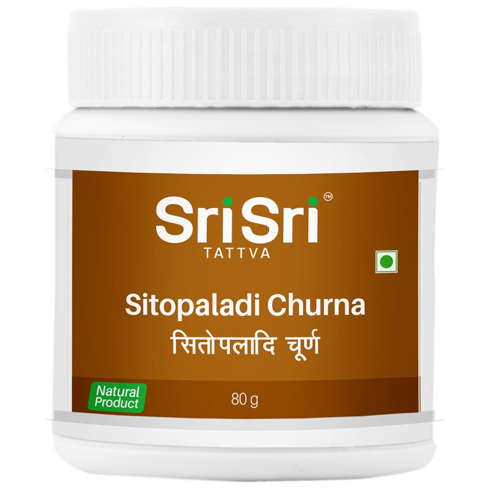 Sri Sri Ayurveda Sitopaladi Churna / Powder 80 Gm