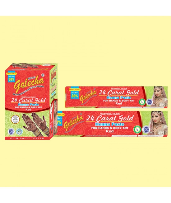 buy Golecha 24 Carat Gold Red Henna Paste in Delhi,India buy Golecha 24 Carat Gold Red Henna Paste in Delhi,India