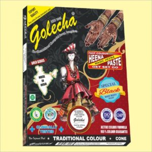 Golecha Black Color Henna Cones
