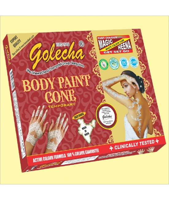 buy Golecha White Paint Henna Cone in Delhi,India buy Golecha White Paint Henna Cone in Delhi,India