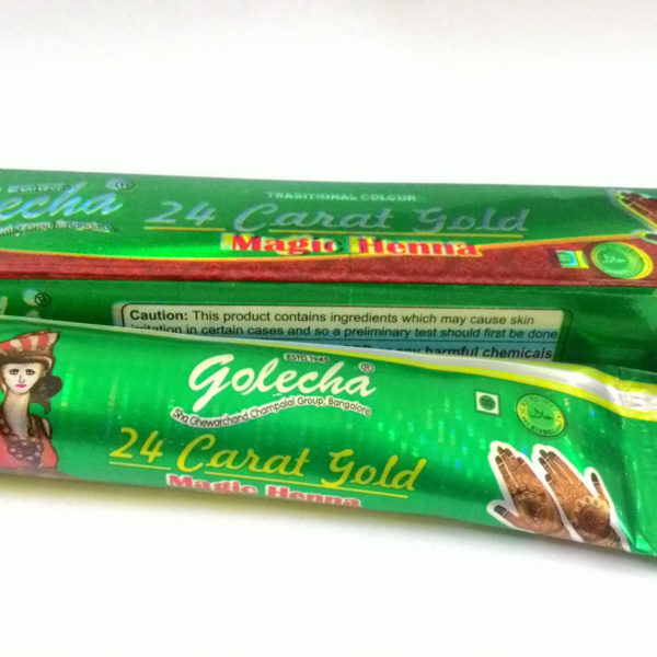 buy Golecha 24 Carat Gold Magic Henna Green Tubes (Pack of 12) in Delhi,India