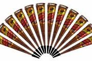 buy Golecha Golden Henna Cones (Pack of 12) in Delhi,India
