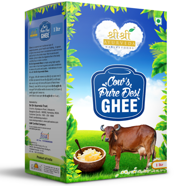 buy Sri sri Tattva Cow’s Pure Desi Ghee 1 kg in Delhi,India