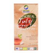 buy Organic Wellness Tulsi & Saffron Green Tea Bags in Delhi,India