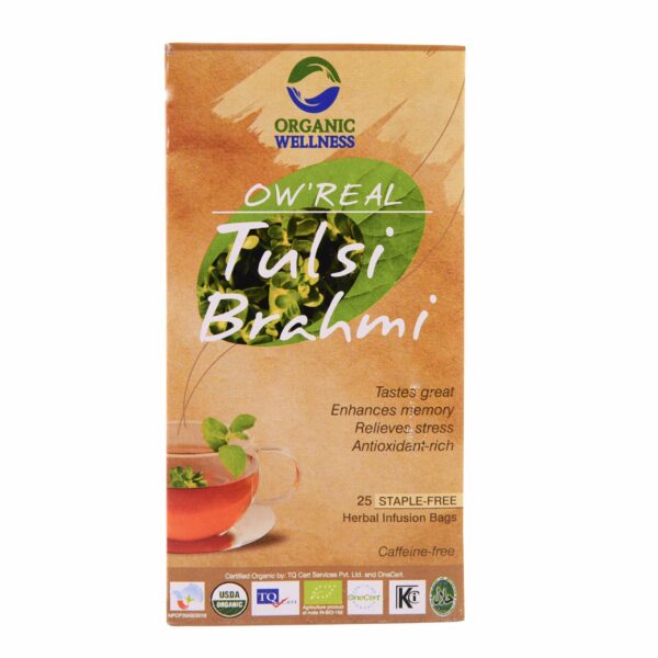 buy Organic Wellness Tulsi Brahmi Tea Bags in Delhi,India