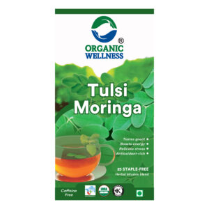Organic Wellness Tulsi Moringa Tea Bags