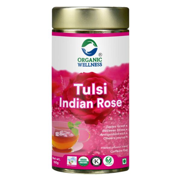 buy Organic Wellness Tulsi Indian Rose Tea in Delhi,India