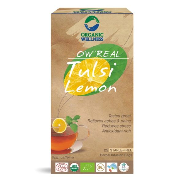 buy Organic Wellness Tulsi Lemon Green Tea Bags in Delhi,India
