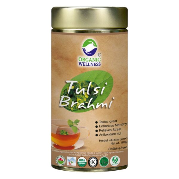 buy Organic Wellness Tulsi Brahmi Tea in Delhi,India