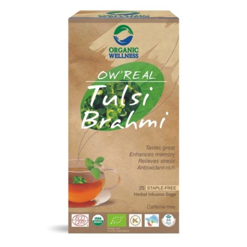 buy Organic Wellness Tulsi Brahmi Tea Bags in Delhi,India