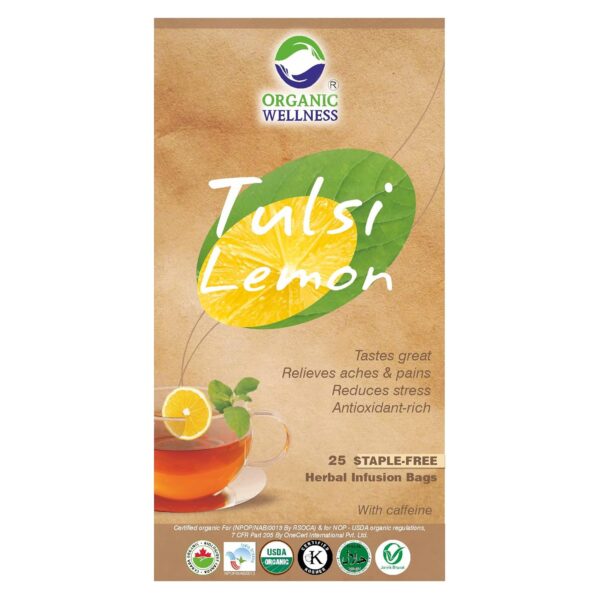 buy Organic Wellness Tulsi Lemon Tea Bags in Delhi,India