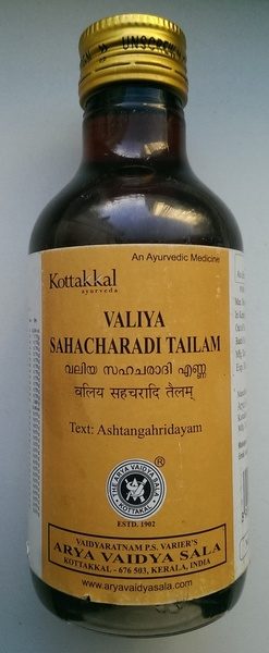 buy Arya Vaidya Sala  Ayurvedic Valiya Sahacharadi Tailam 200ml in Delhi,India