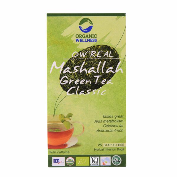buy Organic Wellness Mashallah classic Tulsi Green Tea Bags in Delhi,India
