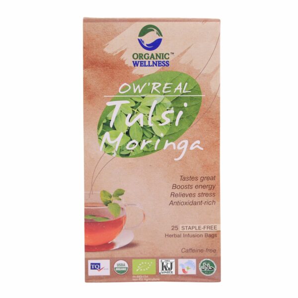 buy Organic Wellness Tulsi Moringa Tea Bags in Delhi,India