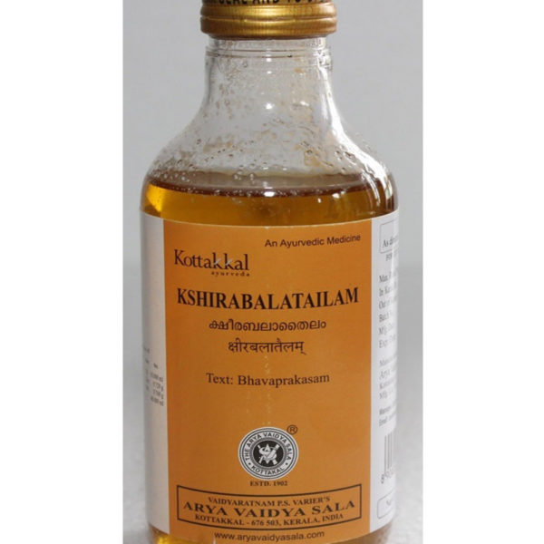 buy Arya Vaidya Sala  Ayurvedic Kshirabalatailam Tailam 200ml in Delhi,India