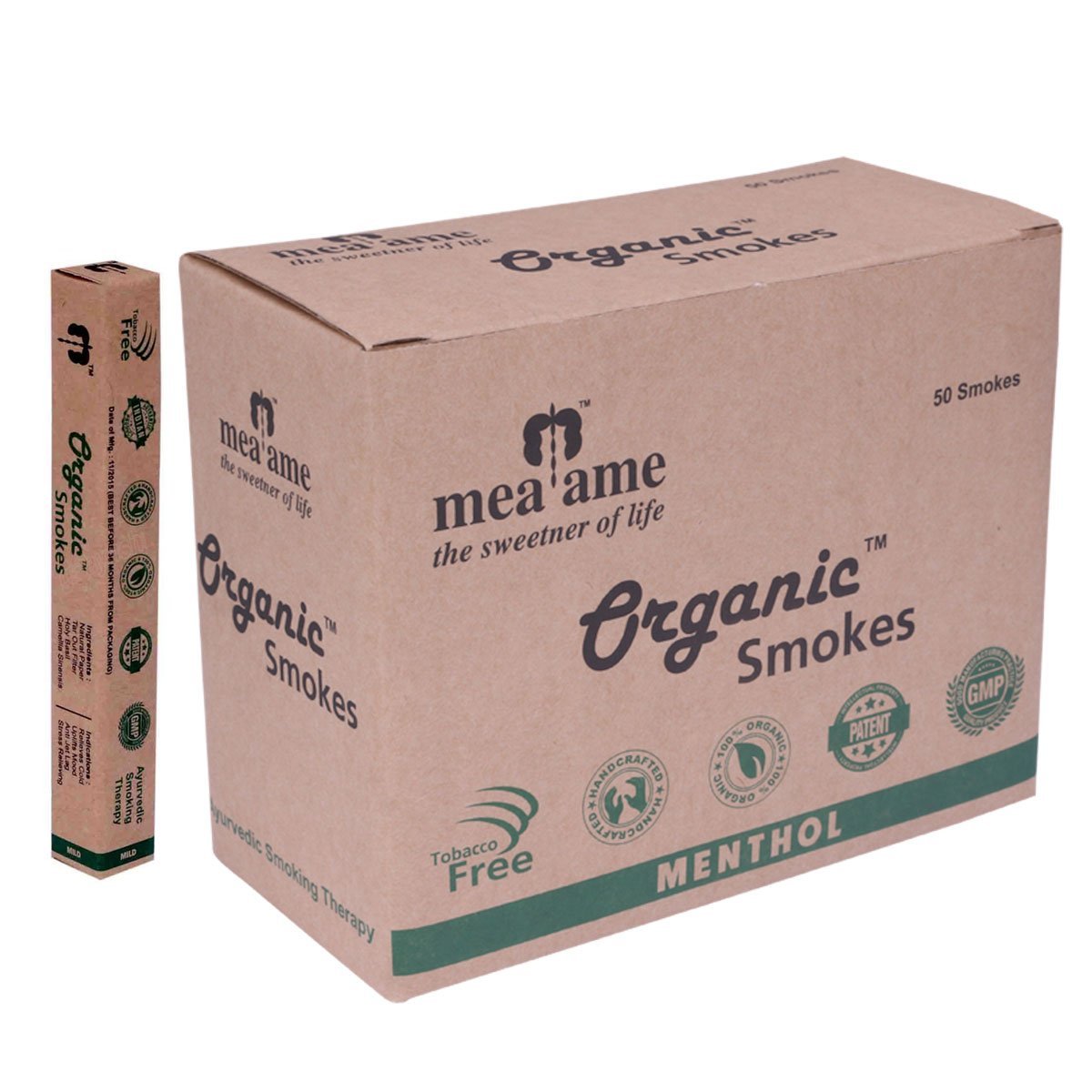 Organic Smoke Menthol Economy box