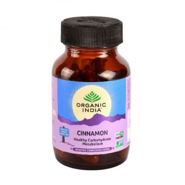 buy Organic India Cinnamon 60 Capsules in Delhi,India