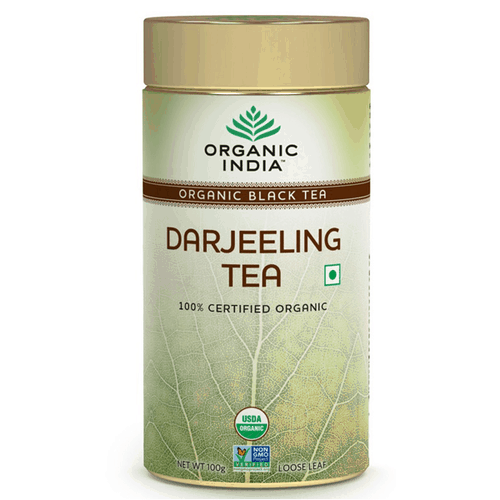 buy Organic India Darjeeling Tea 100g tin in Delhi,India