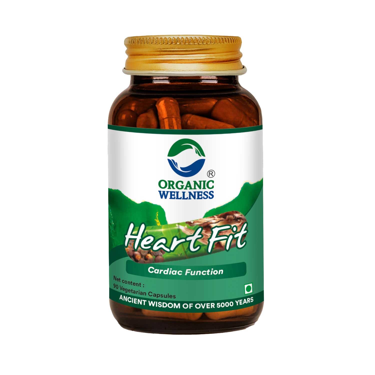 Organic Wellness Heart-Fit Capsules