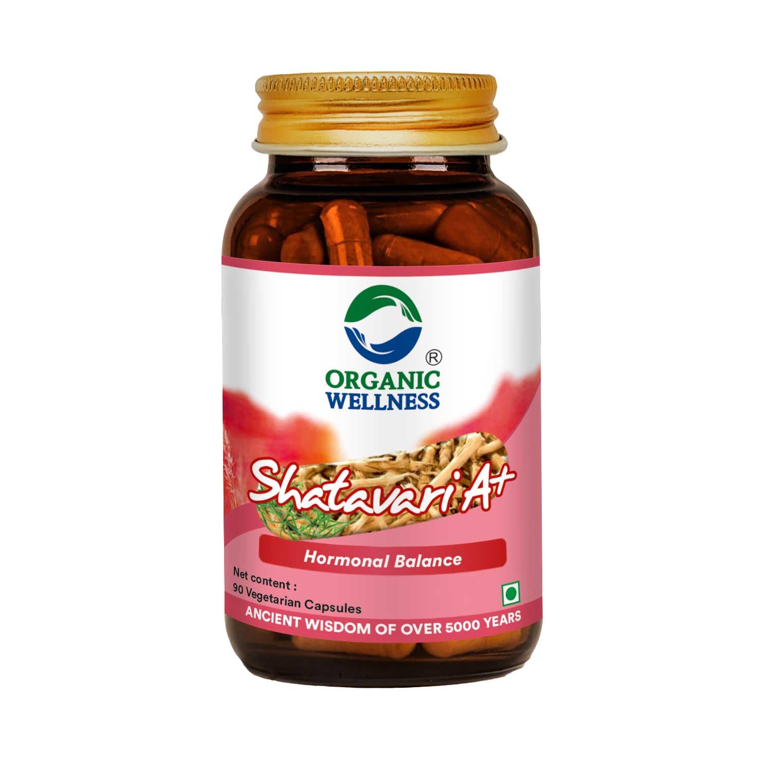 Organic Wellness Shatavari A+ Capsules