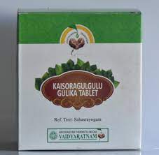 buy Vaidyaratnam –Kaisora Gulgulu Gutika Tablets in Delhi,India