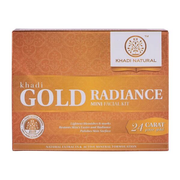 buy Khadi Gold Radiance Mini Facial Kit in Delhi,India