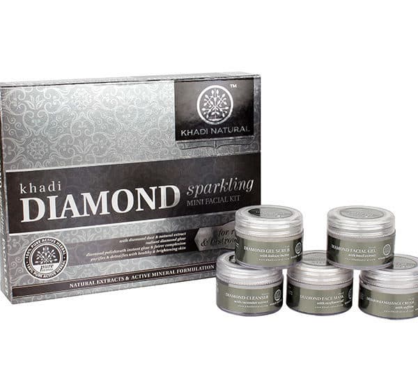 buy Khadi Natural Diamond Sparkling Mini Facial Kit in Delhi,India