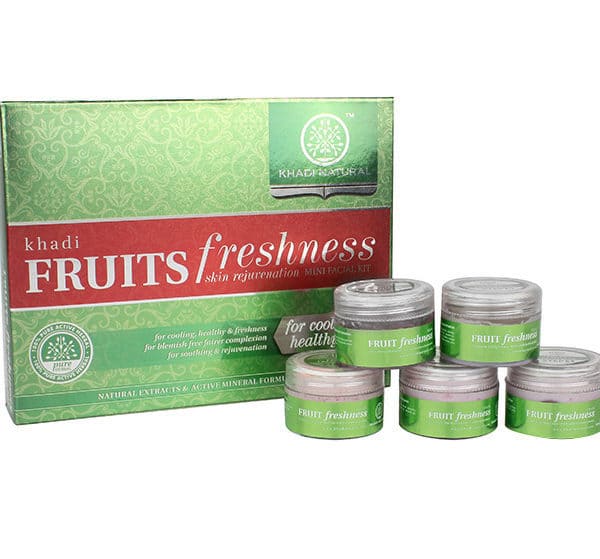 buy Khadi Fruits Freshness Skin Rejuvenation Mini Facial Kit in Delhi,India