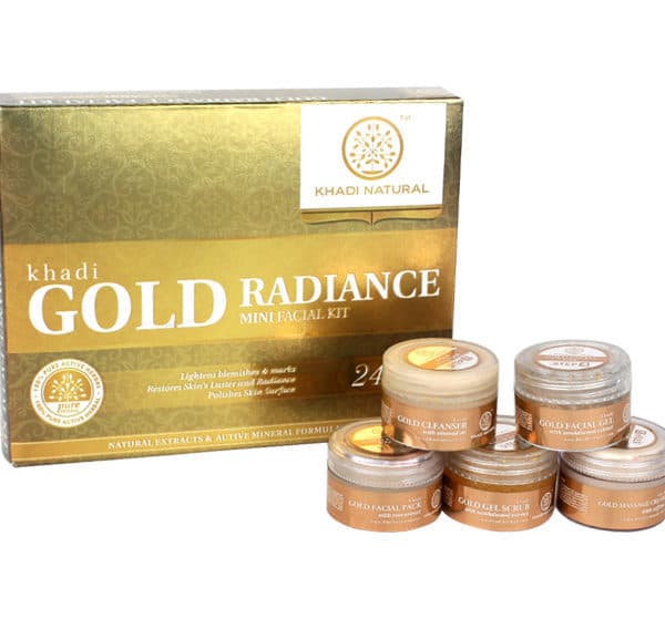 buy Khadi Gold Radiance Mini Facial Kit in Delhi,India