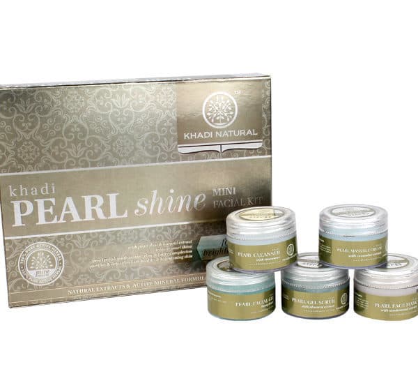 buy Khadi Natural Pearl Shine Mini Facial Kit in Delhi,India