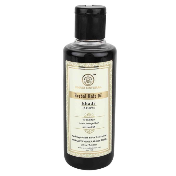 buy Khadi Natural 18Herbs Hair Oil 210ml in Delhi,India