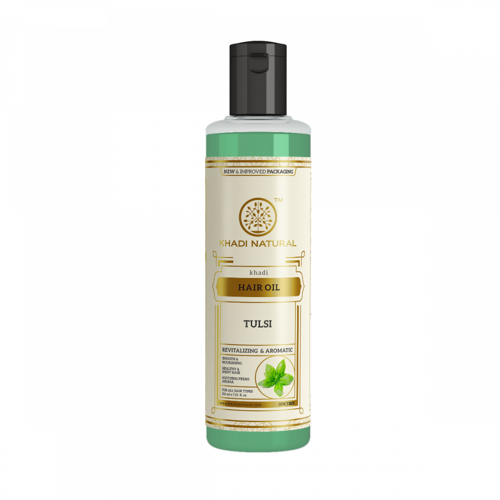 Khadi Natural Tulsi Hair Growth Oil