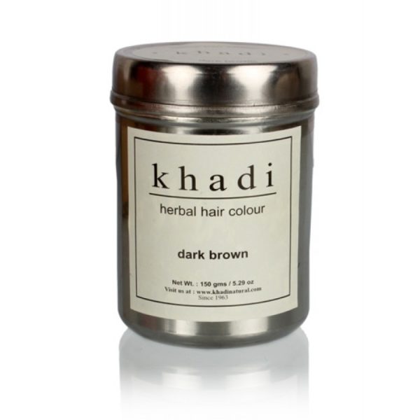 buy Khadi Natural Dark Brown Herbal Hair Colour 150g in Delhi,India
