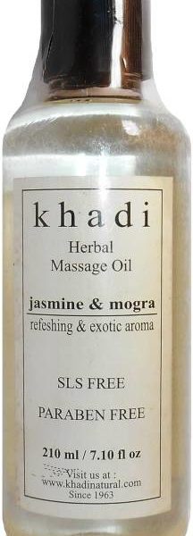 buy Khadi Natural Jasmine & Mogra Massage Oil in Delhi,India