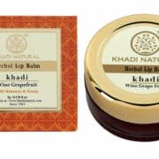 buy Khadi Natural Herbal Lip Balm (Wine Grapefruit Flavour) 10g in Delhi,India