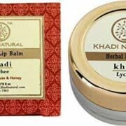 buy Khadi Natural Herbal Lip Balm (Lychee Flavour) With Beeswax & Shea Butter 5g in Delhi,India